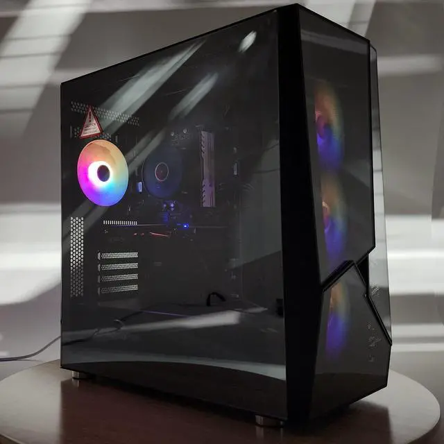Alt view image 5 of 7 - iBUYPOWER IBP SLATE5MR 214I i5-11400F 8GB 512GB SSD RX 570 Win10 Desktop PC