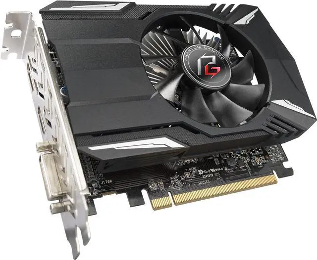 Alt view image 3 of 4 - ASRock Radeon RX 550 Phantom Gaming 2GB GDDR5 PHANTOM G R RX550 2G Video Graphic Card GPU
