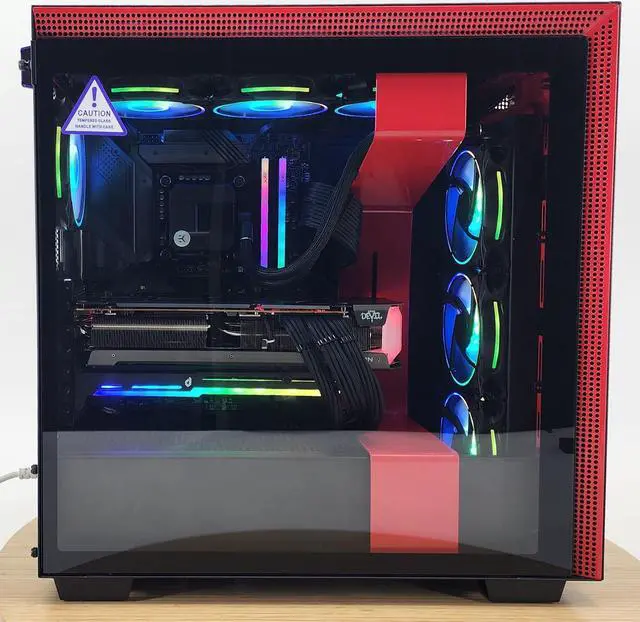 Alt view image 4 of 7 - Gaming PC i9-13900K 32GB RAM 1TB SSD RX 6900 XT 16GB Windows 11 Computer