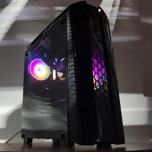 Alt view image 3 of 7 - Gaming PC Ryzen 7 4700GE 16GB RAM 500GB SSD RX 580 8GB Windows 11 Computer