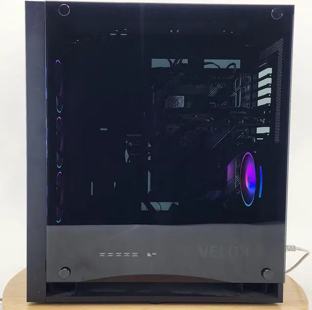 Alt view image 4 of 7 - Gaming PC i7-11700F SI 16GB RAM  SSD RX 5700 XT 8GB Windows 11 Computer