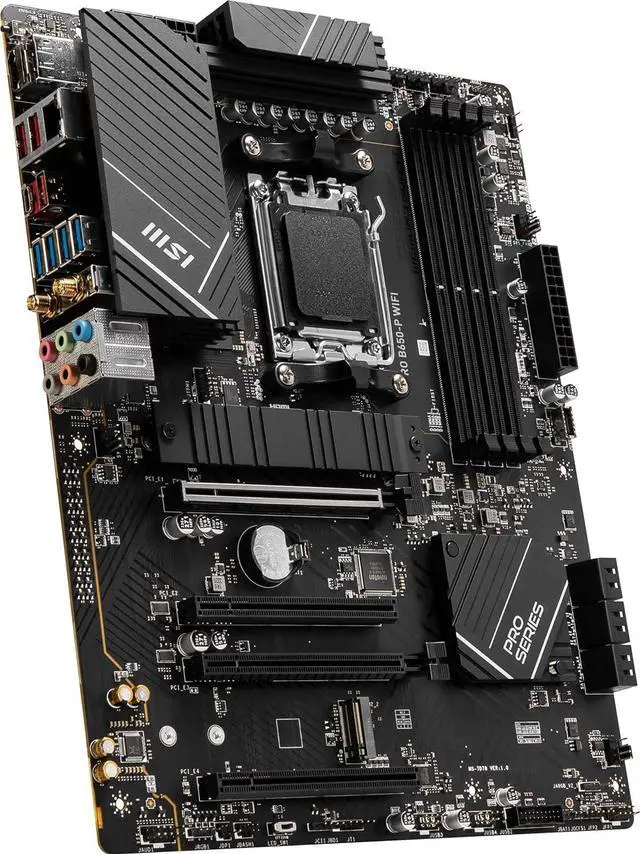 Alt view image 3 of 4 - MSI PRO B650-P WIFI AMD AM5 B650 ATX M.2 Desktop Motherboard A