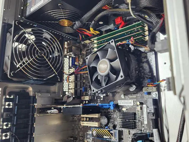 Alt view image 2 of 7 - Gaming PC Xeon E3-1280 V6 16GB RAM 1TB SSD + 8TB HDD GT 710 1GB Win11 Computer