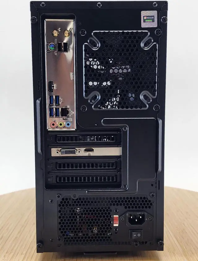Alt view image 6 of 6 - Gaming PC Ryzen 5 5500 16GB RAM 256GB SSD+1TB HDD GT 1030 2GB Win11 Computer