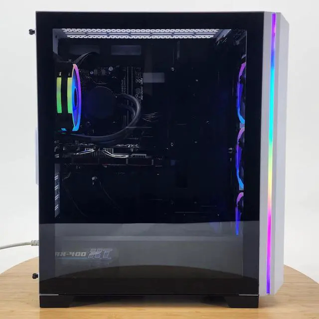 Alt view image 4 of 7 - Gaming PC Ryzen 5 3600 16GB RAM 256GB SSD + 1TB HDD RX 570 8GB Windows 11 Computer