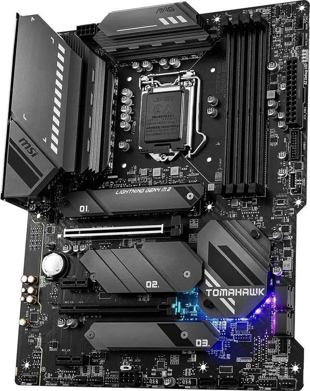 Refurbished: MSI MAG Z590 TOMAHAWK WIFI Intel LGA 1200 Z590 ATX M.2 ...