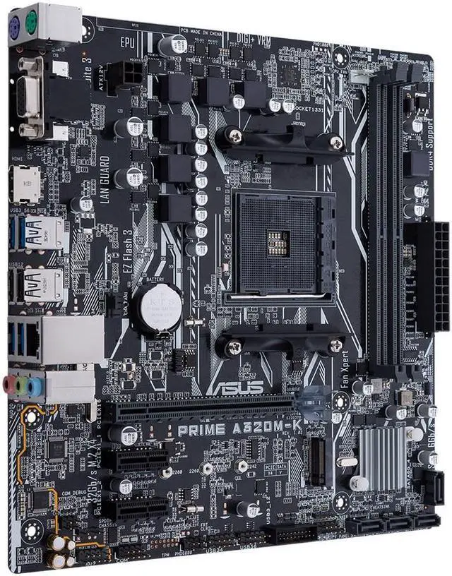 Alt view image 3 of 4 - ASUS PRIME A320M-K AMD Socket AM4 A320 AM4 MicroATX M.2 Desktop Motherboard A