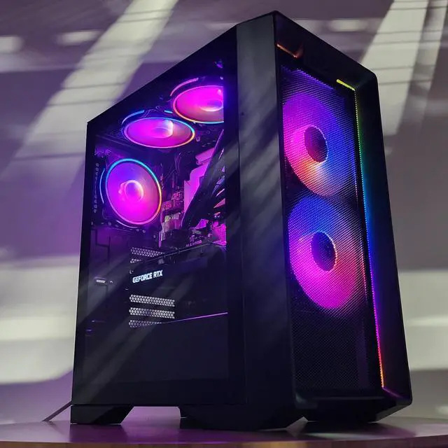 Alt view image 3 of 7 - Gaming PC i7-11700KF 32GB RAM 1TB SSD RTX 3060 Ti 8GB Windows 11 Computer