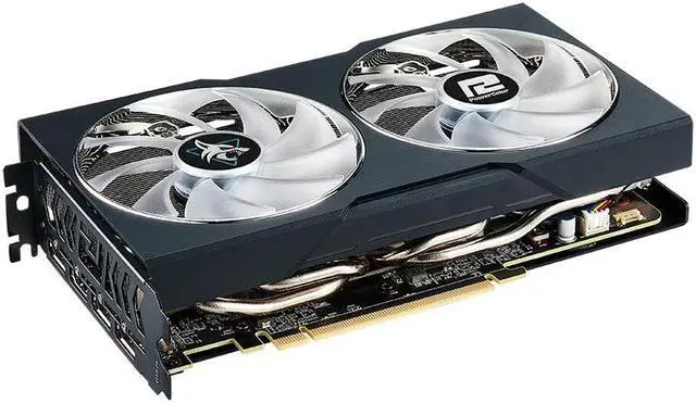 Alt view image 3 of 4 - PowerColor Radeon RX 7600 XT 16GB Hellhound GDDR6 Video Graphics Card GPU