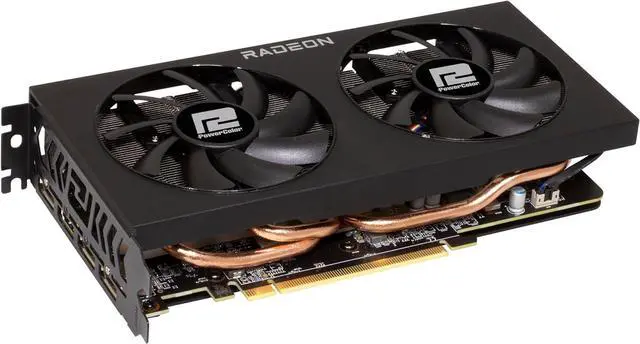 Alt view image 3 of 4 - PowerColor Radeon RX 7600 XT 16GB Fighter GDDR6 Video Graphics Card GPU