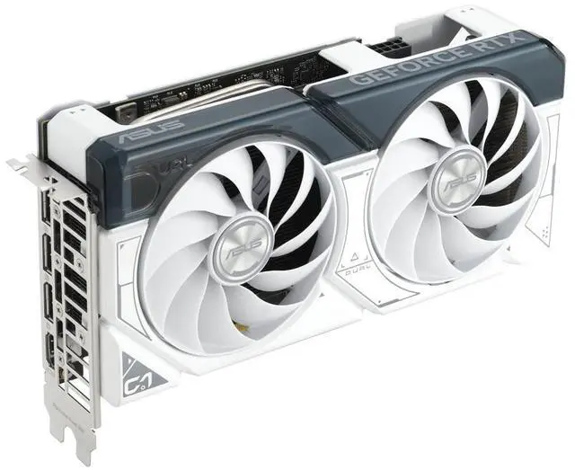 Alt view image 2 of 4 - ASUS GeForce RTX 4060 Ti 8GB Dual White OC GDDR6 Video Graphics Card GPU