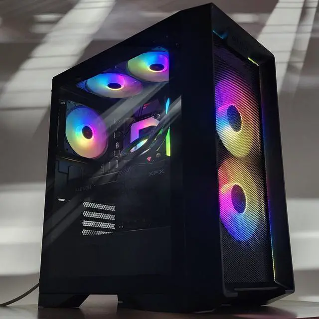 Alt view image 3 of 7 - Gaming PC Ryzen 9 5950X 32GB RAM 1TB SSD RX 7600 XT 16GB Windows 11 Computer