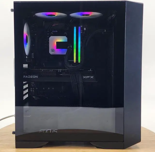 Alt view image 4 of 7 - Gaming PC Ryzen 9 5950X 32GB RAM 1TB SSD RX 7600 XT 16GB Windows 11 Computer