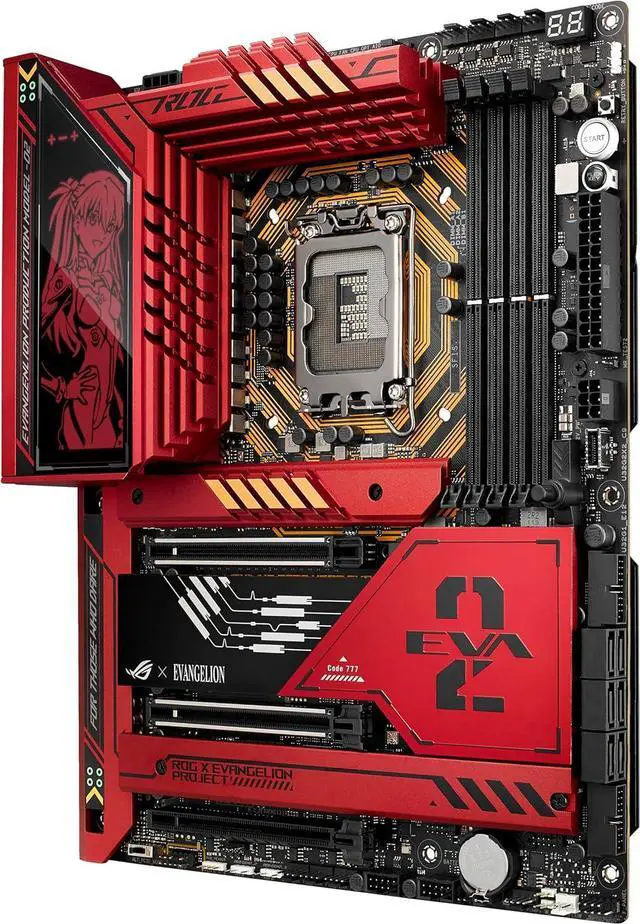 Alt view image 2 of 3 - ASUS ROG MAXIMUS Z790 HERO EVA-02 ROG MAXIMUS Z790 HERO EVA-02 Motherboard