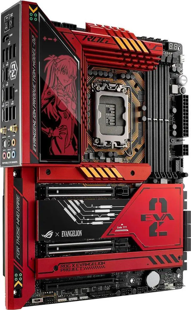 Alt view image 3 of 3 - ASUS ROG MAXIMUS Z790 HERO EVA-02 ROG MAXIMUS Z790 HERO EVA-02 Motherboard
