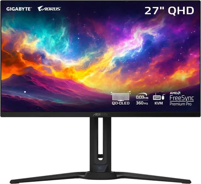 Main image of GIGABYTE AORUS FO27Q3-27" QD OLED QHD 2560x1440 360Hz .03ms Gaming Monitor