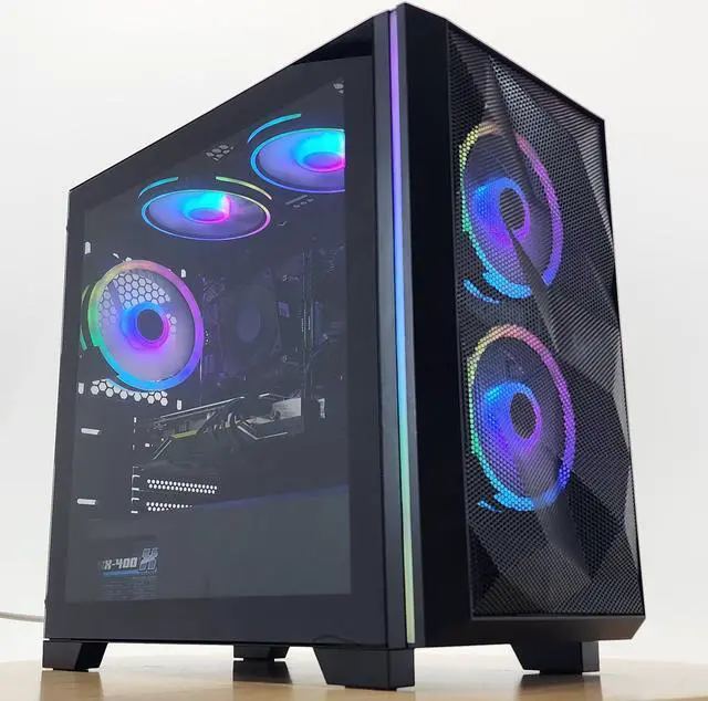 Refurbished: Gaming PC i7-7700 16GB RAM 256GB SSD+1TB HDD RX 5500 