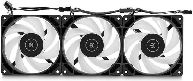 Alt view image 2 of 3 - EK Nucleus AIO CR360 Lux D-RGB All-in-One Liquid CPU Cooler with EK FPT Fans, Water Cooling Computer Parts, 120mm Fan, Compatible with Latest Intel & AMD CPUs