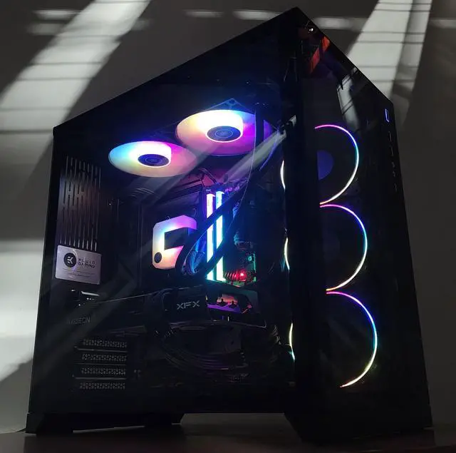 Alt view image 3 of 7 - Gaming PC Ryzen 7 7700X 32GB RAM 1TB SSD RX 7600 XT 16GB Windows 11 Computer