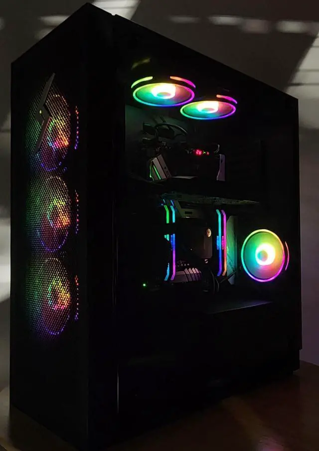 Alt view image 3 of 7 - Gaming PC i9-9960X 32GB RAM 1TB SSD RTX 3070 8GB Windows 11 Computer