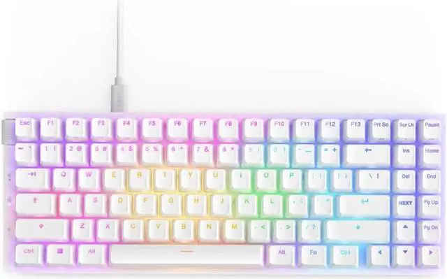 Main image of NZXT Function 2 MiniTKL KB-002NW-US TKL Optical Switches White Gaming Keyboard