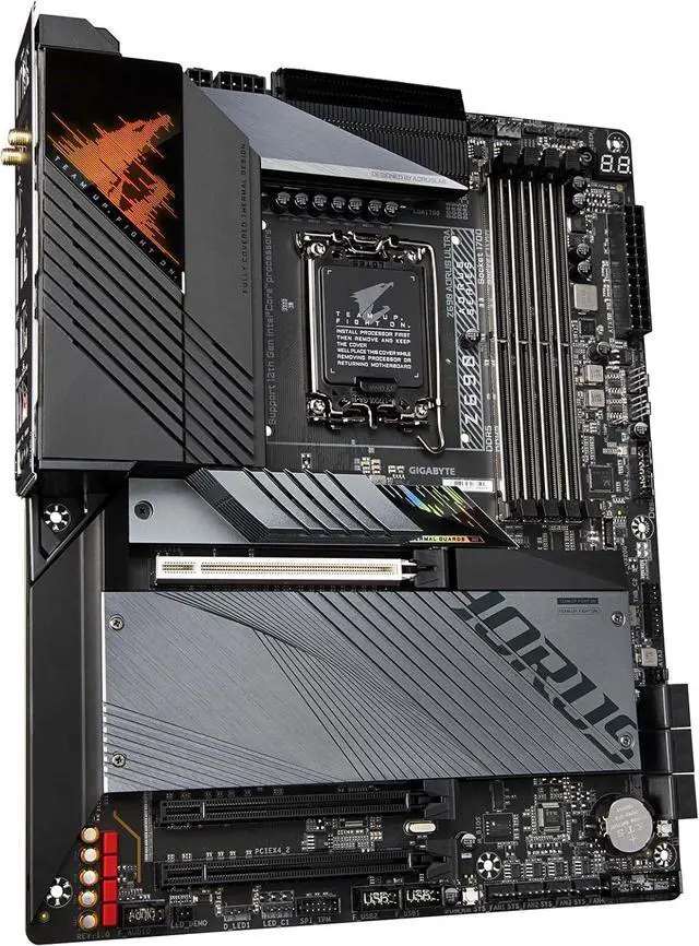 Alt view image 9 of 10 - GIGABYTE Z690 AORUS ULTRA LGA 1700 Intel Z690 ATX Motherboard with DDR5, Quad M.2, PCIe 5.0, USB 3.2 Gen2X2 Type-C, WiFi 6, 2.5GbE LAN