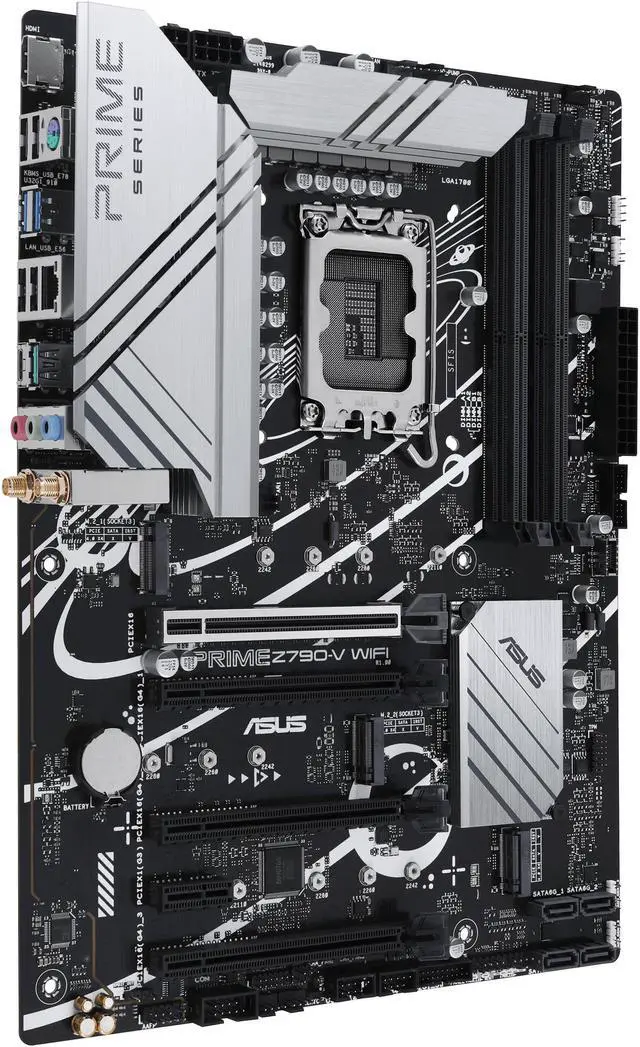 Alt view image 2 of 4 - ASUS PRIME Z790-V WIFI Intel Z790 LGA 1700 ATX Desktop Motherboard