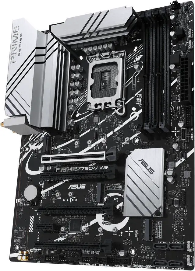 Alt view image 3 of 4 - ASUS PRIME Z790-V WIFI Intel Z790 LGA 1700 ATX Desktop Motherboard