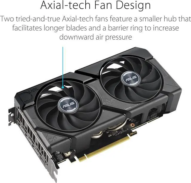 Alt view image 3 of 4 - ASUS RTX 4060 Ti EVO OC 8GB GDDR6 DUAL-RTX4060TI-O8G-EVO Video Graphics Card