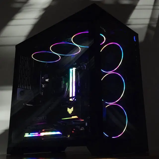 Alt view image 3 of 7 - Gaming PC Ryzen 7 9800X3D 32GB RAM 1TB SSD RTX 4080 16GB Windows 11 Computer