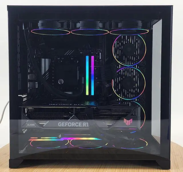 Alt view image 5 of 7 - Gaming PC Ryzen 7 9800X3D 32GB RAM 1TB SSD RTX 4080 16GB Windows 11 Computer