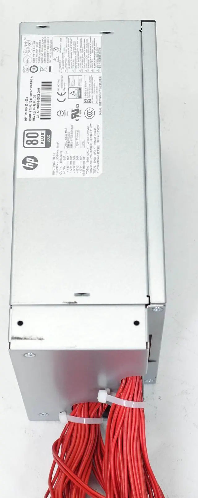 Alt view image 3 of 4 - HP Omen X 1300w ATX E-Star Gold 854201-003 Non Modular Power Supply PSU