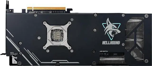 Alt view image 4 of 4 - PowerColor RX 7900 16GB Hellhound GDDR6 RX7900GRE 16G-L-OC Video Graphics Card