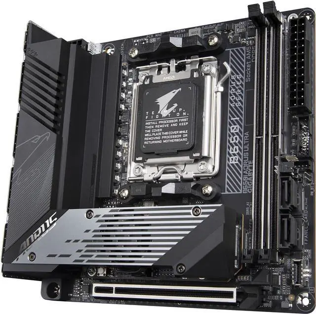 Alt view image 8 of 10 - GIGABYTE B650I AORUS ULTRA AM5 AMD B650 SATA 6Gb/s Mini ITX Motherboard