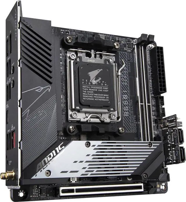 Alt view image 9 of 10 - GIGABYTE B650I AORUS ULTRA AM5 AMD B650 SATA 6Gb/s Mini ITX Motherboard
