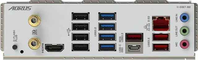 Alt view image 9 of 9 - GIGABYTE X670E AORUS PRO X  AM5 LGA 1718 AMD X670E ATX Motherboard DDR5, Quad M.2, PCIe 5.0, USB 3.2 Gen2X2 Type-C, WiFi 7, Intel 2.5GbE LAN, Q-Flash Plus, EZ-Latch Plus