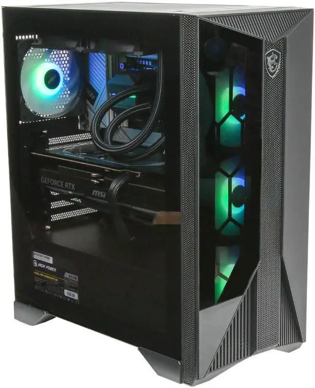 Main image of MSI AEGIS RS i7-14700KF 32GB 1TB SSD RTX 4060 Ti 8GB Win11 Desktop PC