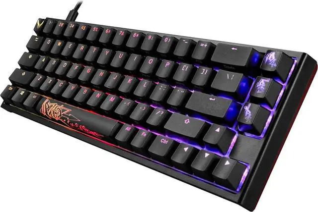 Alt view image 2 of 3 - PowerColor USB-C x Ducky One 2 SF Mechanical Keyboard with Kailh Brown Switches