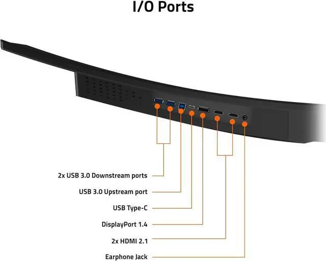 Alt view image 4 of 4 - Gigabyte AORUS CO49DQ QD-OLED 49" 144 Hz 5120 x 1440 Curved Gaming Monitor
