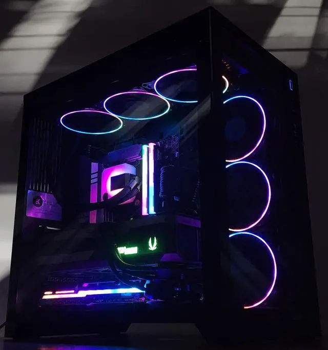 Alt view image 3 of 7 - Gaming PC i9-14900K 32GB RAM 2TB SSD RTX 5080 16GB Windows 11 Computer
