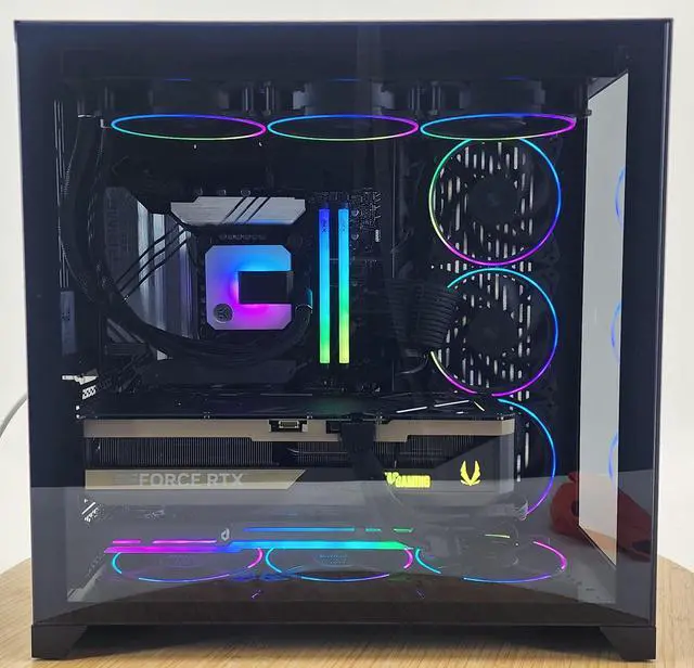 Alt view image 4 of 7 - Gaming PC i9-14900K 32GB RAM 2TB SSD RTX 5080 16GB Windows 11 Computer