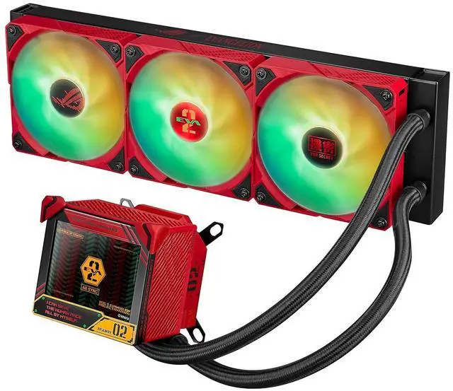 Alt view image 3 of 3 - ASUS ROG Ryujin III 360mm AIO CPU Cooler with ARGB Fans