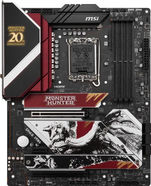 Main image of MSI MPG Z790 EDGE MONSTER HUNTER EDITION LGA 1700 ATX Desktop Motherboard