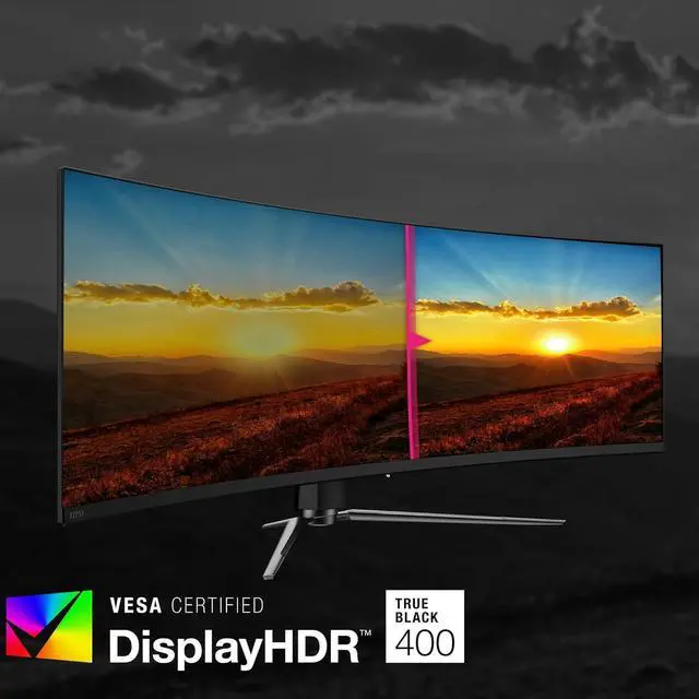 Alt view image 8 of 8 - SAMSUNG 57" Odyssey Neo G9 Dual 4K 1000R Curved 240Hz 1ms LS57CG952NNXZA - WHITE