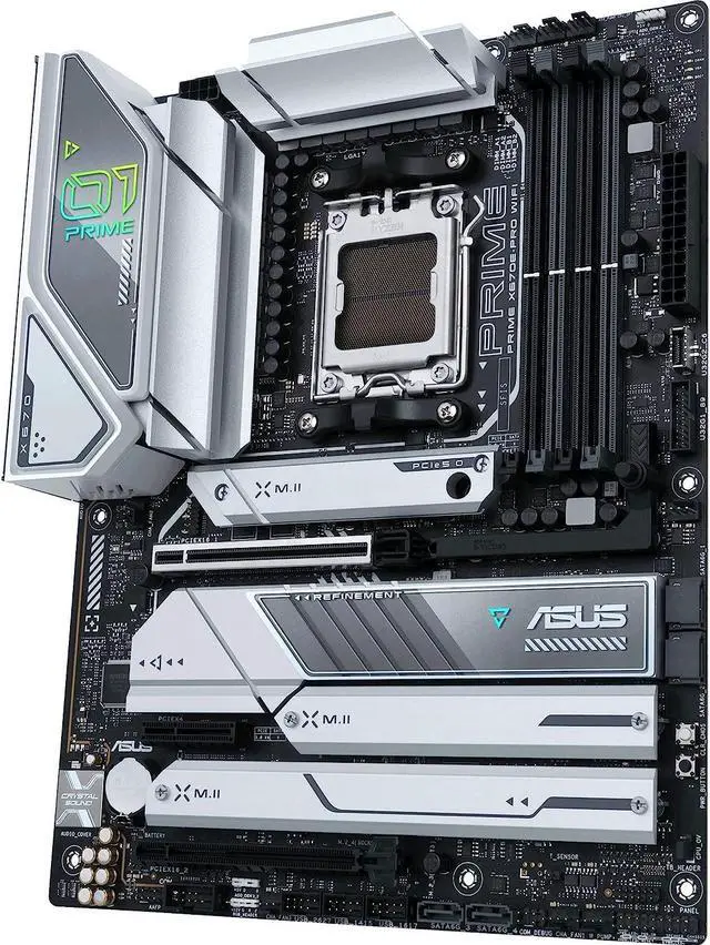 Alt view image 3 of 4 - ASUS PRIME X670E-PRO WIFI AMD AM5 X670 ATX M.2 Desktop Motherboard A