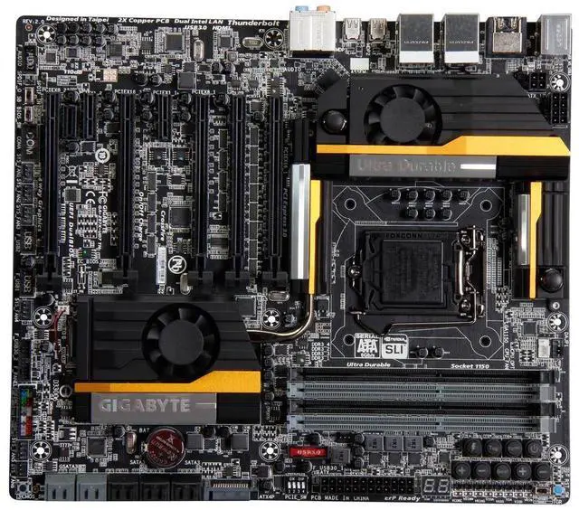 Main image of GIGABYTE GA-Z87X-UD7 TH LGA 1150 Intel Z87 Extended ATX Desktop Motherboard A