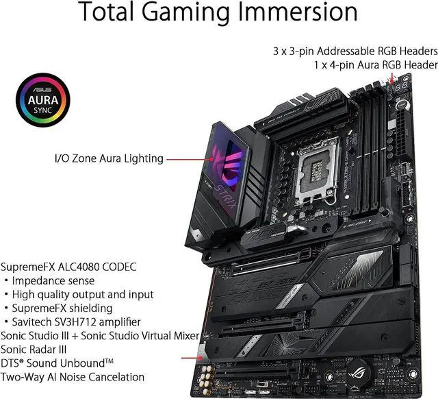 Alt view image 4 of 8 - ASUS ROG STRIX Z790-E GAMING WIFI Intel LGA 1700 Z790 ATX M.2 Desktop Motherboard A