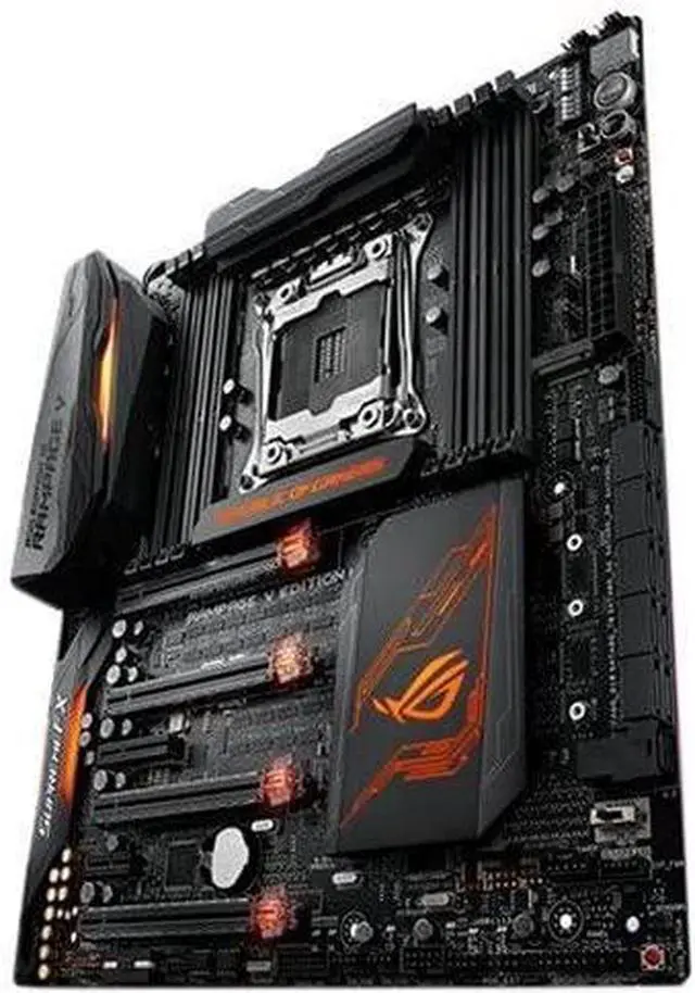 Alt view image 4 of 5 - ASUS ROG RAMPAGE V EDITION 10 LGA 2011-v3 Intel X99 SATA 6Gb/s USB 3.1 Extended ATX Motherboards - Intel