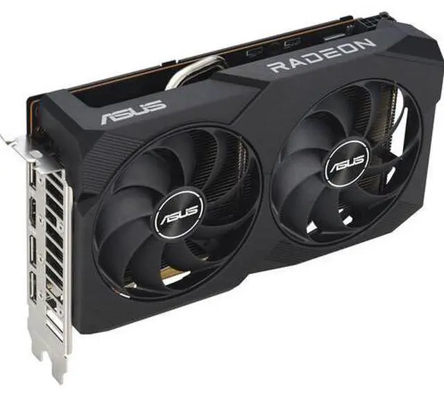 Alt view image 3 of 4 - ASUS RX 7600 8GB RX 7600 V2 OC GDDR6 DUAL-RX7600-O8G-V2 Video Graphics Card
