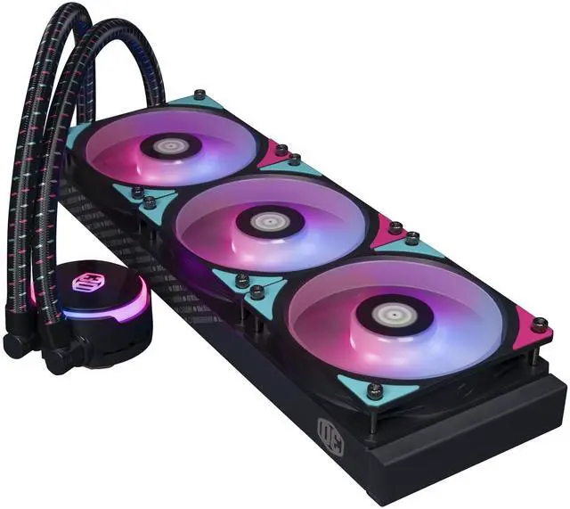 Alt view image 17 of 17 - CoolerMaster MasterLiquid PL360 FLUX 30th Edition Close-Loop AIO CPU Liquid Cooler,Gen2 ARGB Dual Loop Pump, 360mm Radiator, Mobius 120P Fans, AMD Ryzen AM5/AM4, Intel LGA1700/1200 (MLY-D36M-A23PZ-30)